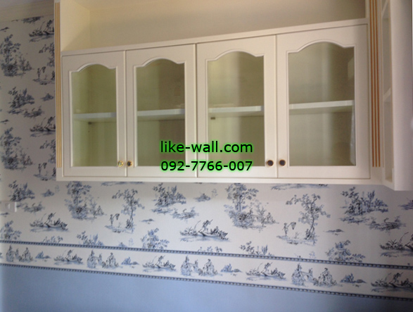 ผลงานวอลเปเปอร์ หลายหลุยส์ จากเยอรมัน ติดที่บ้านเดี่ยว