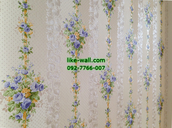 ผลงานวอลเปเปอร์ หลายหลุยส์ นำเข้าจากเยอรมัน ติดที่ บ้านเดี่ยว