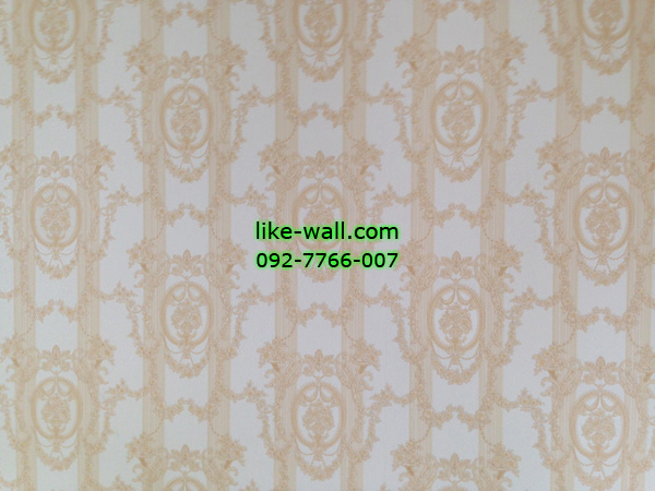 วอลเปเปอร์ติดผนัง ลายหลุยส์ ติดที่บ้าน เดี่ยว หมู่บ้าน นันทวัน พระราม 2