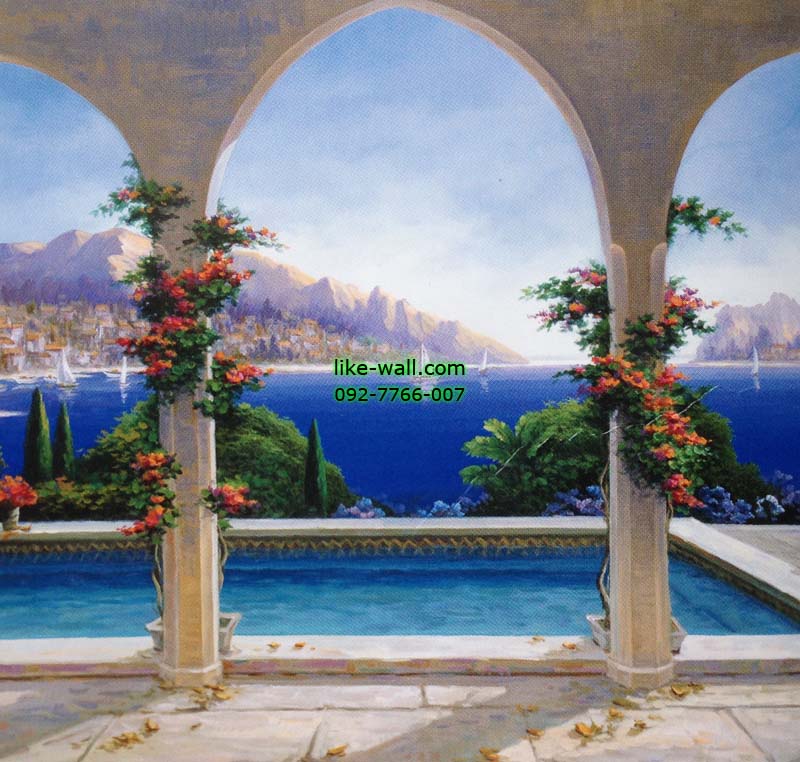 วอลเปเปอร์ติดผนัง ลาย Paradise