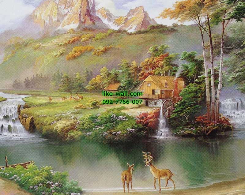 วอลเปเปอร์ติดผนัง ลาย Sweet Home