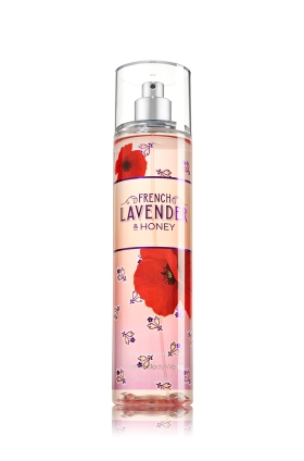 Bath & Body Works French Lavender & Honey Fine Fragrance Mist 236 ml. สเปร์ยน้ำหอมที่ให้กลิ่นติดกายตลอดวัน กลิ่นหอมของดอกลาเวนเดอร์ฝรั่งเศส ผสมกับดอกลิลลี่และ musk หอมนุ่มนวลน่าหลงไหล 