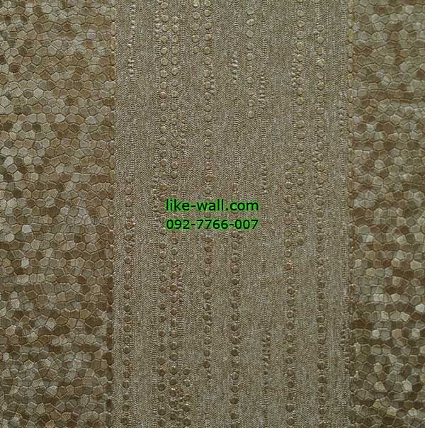 วอลเปเปอร์ติดผนังลายจุด ผสมลายทาง