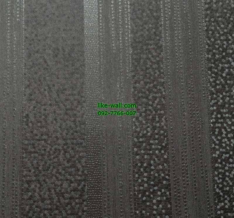 วอลเปเปอร์ติดผนังลายจุดโทนสีเทา ผสมลายทาง