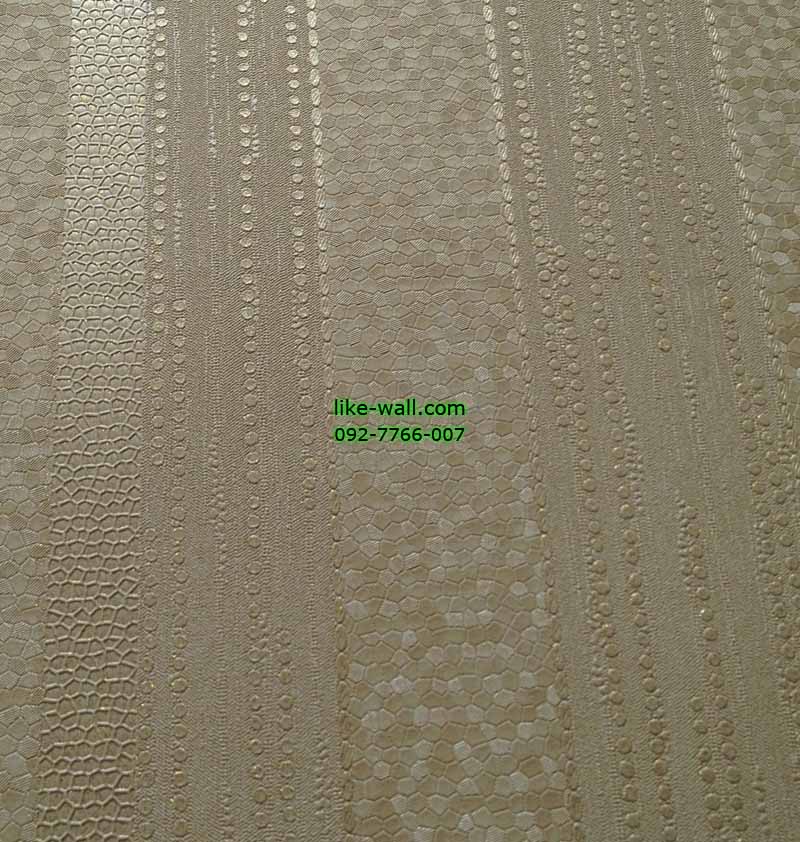 วอลเปเปอร์ติดผนังลายจุดผสมลายทางสีเทา