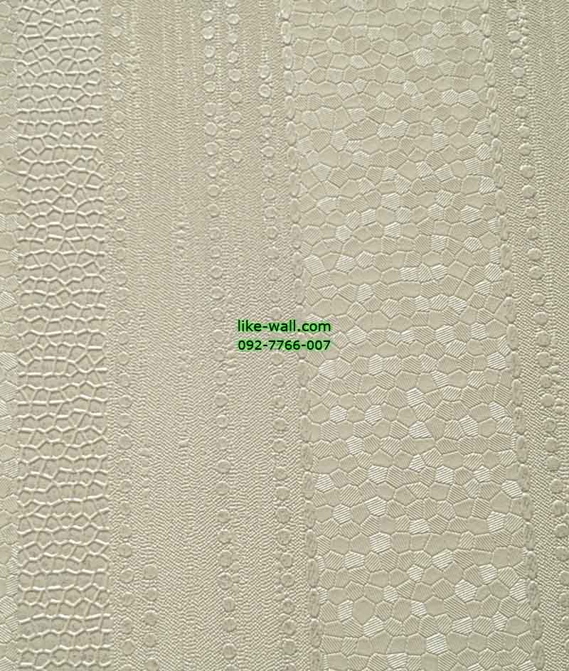 วอลเปเปอร์ติดผนังลายจุดสีเทาผสมลายทาง