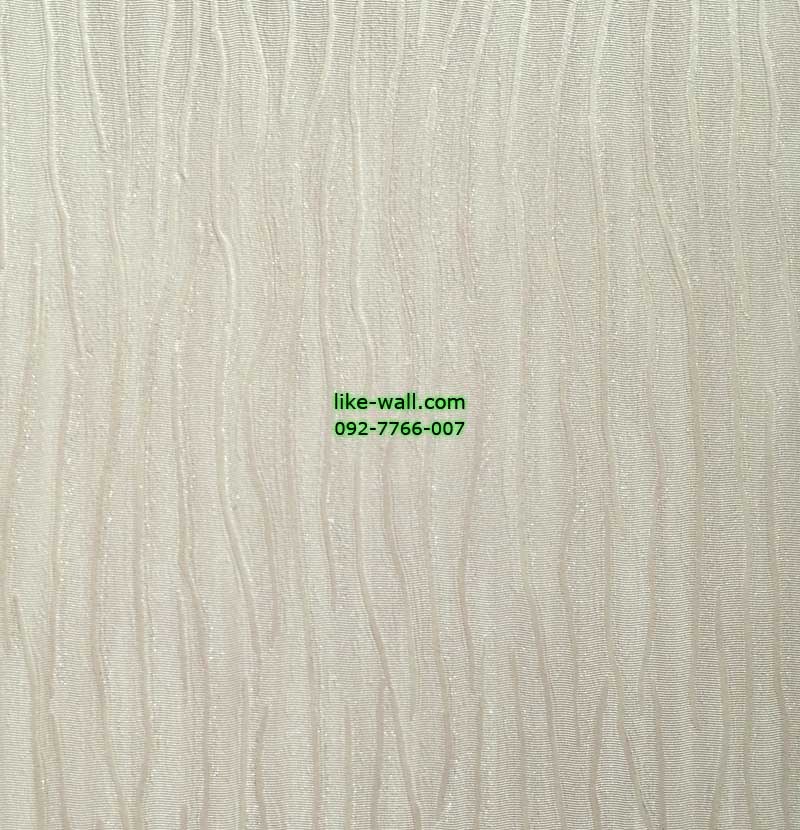 วอลเปเปอร์ติดผนังลายเส้นสีชมพู พื้นขาว