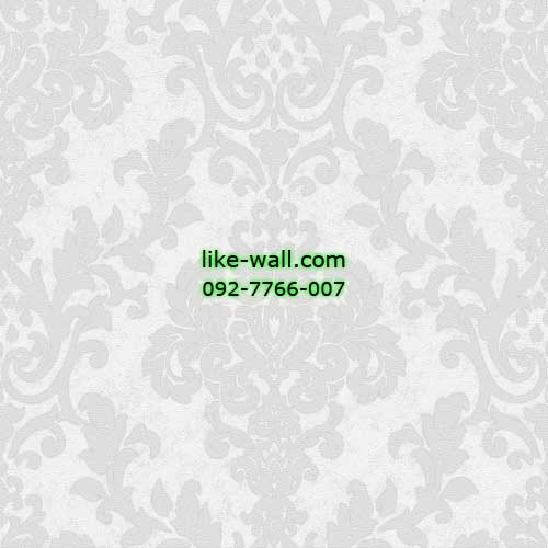 วอลเปเปอร์ติดผนัง ลายหลุยส์ สีขาว