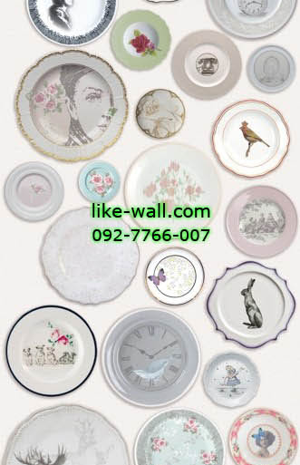 วอลเปเปอร์ติดผนังลายจารข้าว
