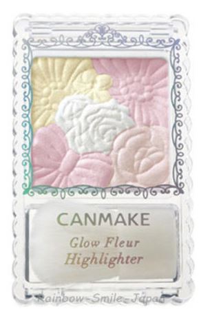 **พร้อมส่ง** Canmake Glow Fleur Highlighter #02 โทนชมพุ ลายโบและกุหลาบ จะปัดผสมหรือปัดแยกก็สวยคะ วิ้้ง สไตล์ญี่ปุ่น ดูเป็นธรรมชาติคะ สามารถช่วยทำให้ตาดูสดใสได้ง่ายๆ เพียงแค่ปัดบางๆบริเวณใต้ตา (หลังทาแป้งหรือลงConcealer) ใต้ตาจะดูสว่างขึ้น เป็นการปกปิดตาบว