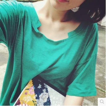 BLOUSES  เสื้อยืดแฟชั่น เสื้อผ้าสำหรับผู้หญิงแนววินเทจ casual  cotton t-shirt  fashion  korea  style