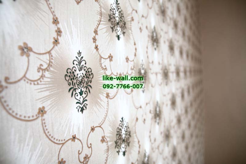 ผลงานติดตั้งวอลเปเปอร์ที่ พฤกษาวิลล์ 60 LADKRABANG-ONNUT