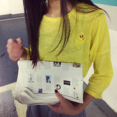 T-SHIRT  เสื้อยืดแขนยาวแฟชั่น สำหรับผู้หญิงสไตล์ญี่ปุ่นเกาหลี