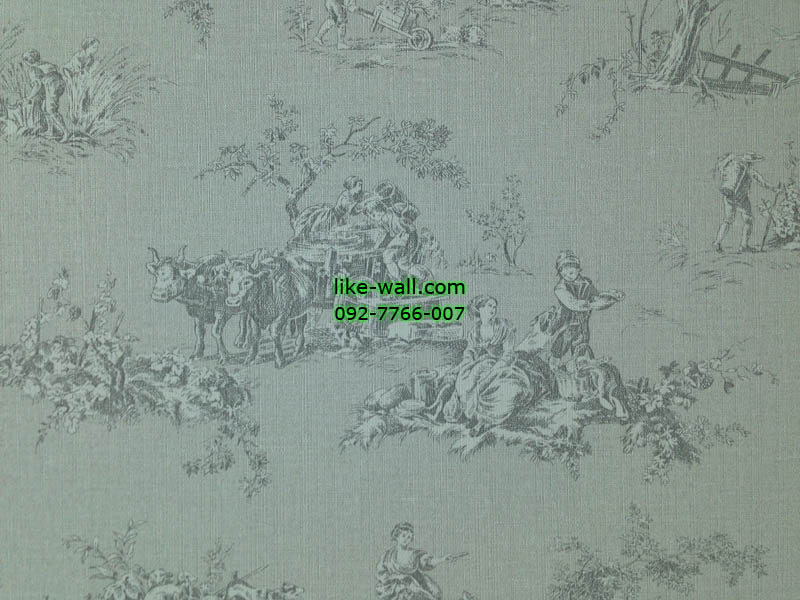 ผลงานการติดตั้งวอลเปเปอร์ลายธรรมชาติ ที่ไอคอนโด ซอยลาซาล