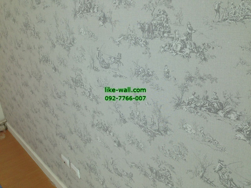 ตัวอย่างการติดวอลที่ไอคอนโด ซอยลาซาล วอลลายธรรมชาติ