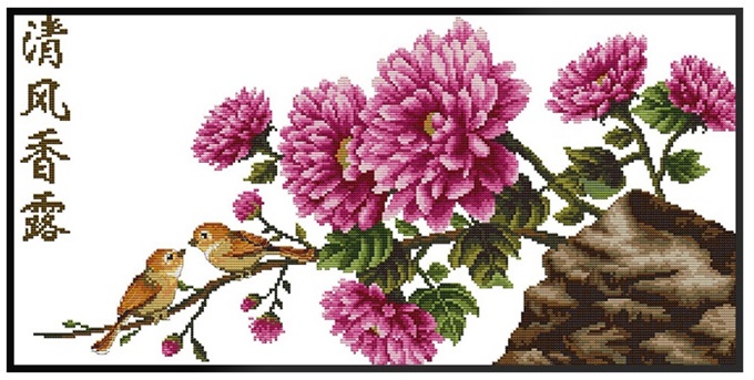 Flower Birds (ไม่พิมพ์/พิมพ์ลาย)