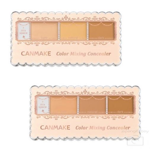 **พร้อมส่ง**Canmake Color Mixing Concealer 01 Light Beige พาเลทคอลซิลเลอร์ 3 สี ไลท์ระดับตั้งแต่อ่อนไปจนเข้ม เพื่อตอบรับการใช้ที่หลากหลาย ตั้งแต่ปกปิดริ้วรอยคล้ำใต้ตา รอยดำรอยแดงจากสิว หรือใช้ทำไฮไลท์บริเวณโหนกคิ้ว แรเงาปีกจมูก เพิ่มมิติให้หน้าดูมีมิติยิ่