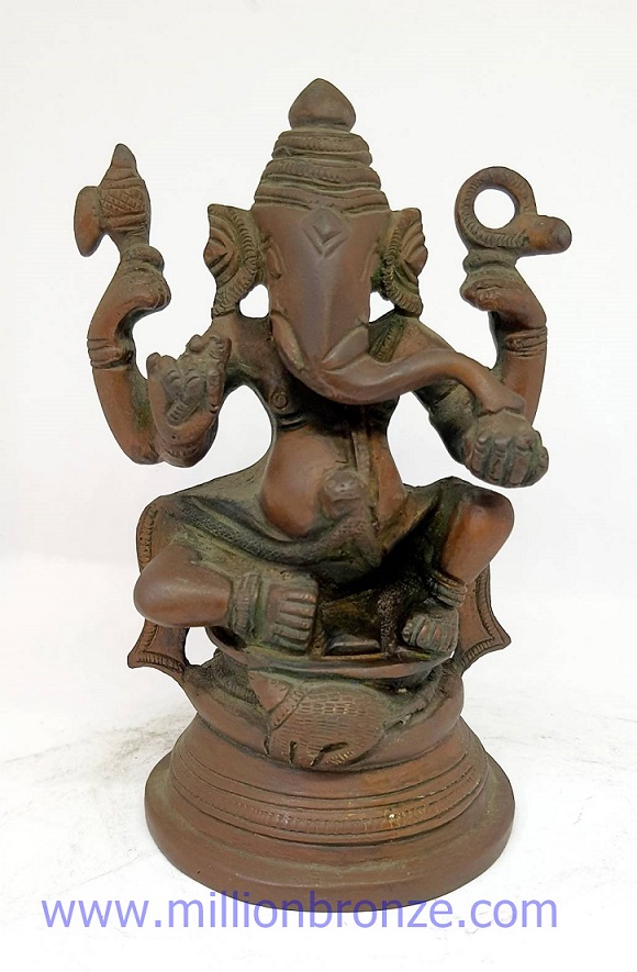 PI003 พระพิฆเนศวร เนื้อทองเหลือง  Brass Ganesh