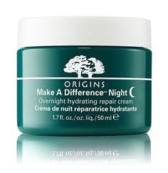 *พร้อมส่ง*ORIGINS Make A Difference Night Overnight Hydrating Repair Cream 50 ml. ครีมบำรุงผิวสำหรับกลางคืน เป็นมอยซเจอไรเซอร์มอบความชุ่มชื้น ฟื้นบำรุงผิวแห้งกร้านให้กลับเนียนนุ่ม เผยผิวดูเรียบเนียนน่าสัมผัส แลดูสุขภาพดี ผิวเนียนนุ่มชุ่มชื้นเพียงข้