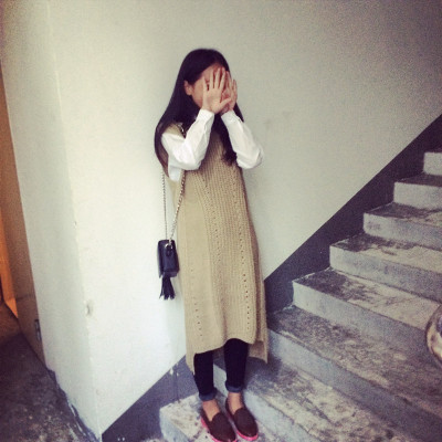 DRESS  ชุดเดรสไหมพรมตัวยาวแฟชั่น สำหรับผู้หญิงสไตล์ญี่ปุ่นเกาหลี ฮาราจูกุ วินเทจแฟชั่น 