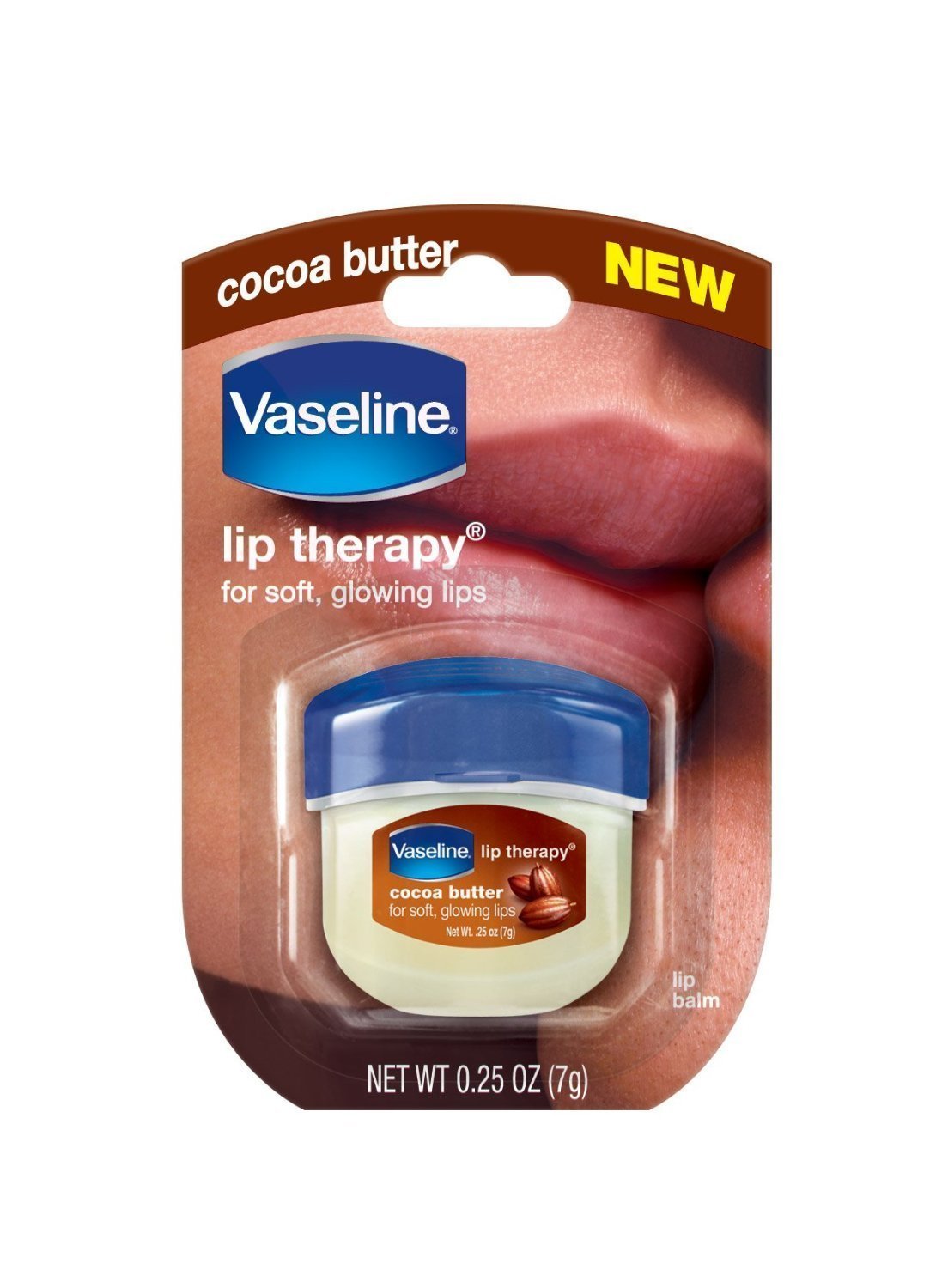 Vaseline Lip Therapy Cocoa Butter สำหรับบำรุงริมฝีปาก เปลี่ยนลิปมัน ให้หอมหวลด้วยกลิ่นโกโก้บัตเตอร์*