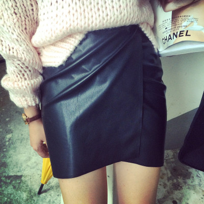 SKIRT  กระโปรงทรง A แฟชั่น กระโปรงหนังผู้หญิงแฟชั่น กระโปรงเอวสูงแฟชั่น แฟชั่นเกาหลี ญี่ปุ่น สไตล์วินเทจ