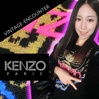 KNITWEAR/SWEATER  K*E*N*Z*O  TIGER  เสื้อไหมพรมผู้หญิงแฟชั่น เสื้อสเวตเตอร์ เสื้อถักผู้หญิง เสื้อผ้าแฟชั่นผู้หญิง แฟชั่นเกาหลี ญี่ปุ่น สไตล์ Kawai อาราจูกุ สินค้าแบรนด์แท้จาก shop counter