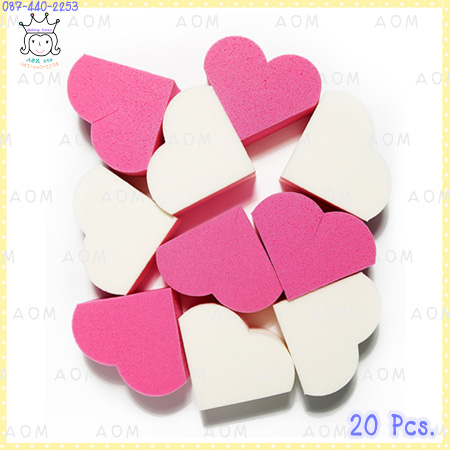 My Beauty Tools Heart Shape Puff 20P.