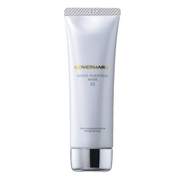 COVERMARK White Purifying Mask JQ ปริมาณสุทธิ 120 g. มาส์กเนื้อนุ่ม ขจัดเซลล์ผิวเสื่อมสภาพเพื่อผิวนุ่มและดูกระจ่างใส ขจัดเซลล์ผิวเสื่อมสภาพและสิ่งสกปรกที่อุดตันตามรูขุมขนได้อย่างล้ำลึก เผยผิวสะอาดแลดูกระจ่างใส