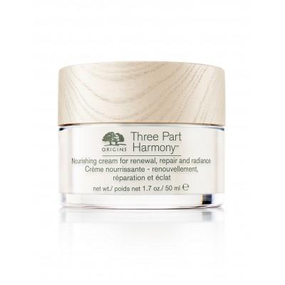 **พร้อมส่ง**ORIGINS Three Part Harmony Nourishing Cream 50 ml. ครีมบำรุงผิวเนื้อเข้มข้น มอบผิวที่ดูอ่อนเยาว์ ผิวดูกระชับ เรียบเนียน ริ้วรอยดูจางลง ผิวหมองคล้ำแลดูอ่อนล้า กลับแลดูสดใสมีชีวิตชีวา ผิวดูสว่างกระจ่างจับตาอย่างเห็นได้ชัด