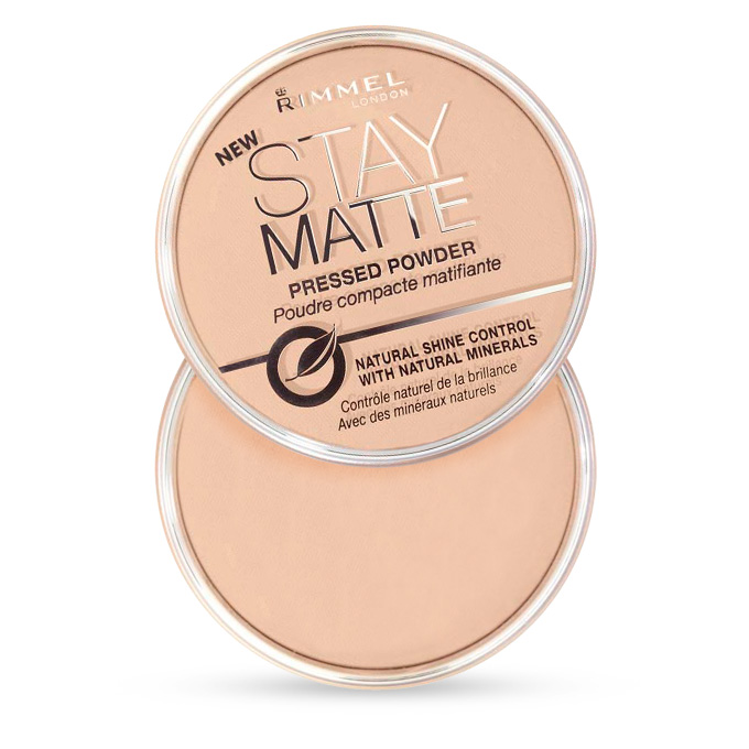 Rimmel Stay Matte Pressed Powder#001  แป้งโปร่งแสง ใช้ได้ทุกสีผิว เหมาะสำหรับผิวขาว ไม่เน้นปกปิด  