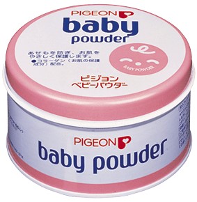 Pigeon Baby Powder 150 g. แป้งฝุ่น พีเจ้น กระปุกชมพู มีกลิ่นหอมอ่อนๆ ไม่ก่อให้เกิดสิวเหมาะสำหรับผิวทุกประเภท มอบความนวลผ่องให้ผิวอ่อนโยนทุกผิวสัมผัส