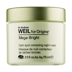 **พร้อมส่ง**Origins Dr. Andrew Weil for Origins Mega-Bright Dark Spot Correcting Night Mask 75 ml. มาส์กเนื้อเข้มข้นลดเลือนจุดด่างดำ ปรับสีผิวให้สว่างกระจ่างใสลดเลือนริ้วรอยจุดด่างดำด้วยมาส์กเนื้อเข้มข้นที่ช่วยปรับสีผิวให้สว่างกระจ่างใสรู้สึกถึงผลลัพธ์เพี