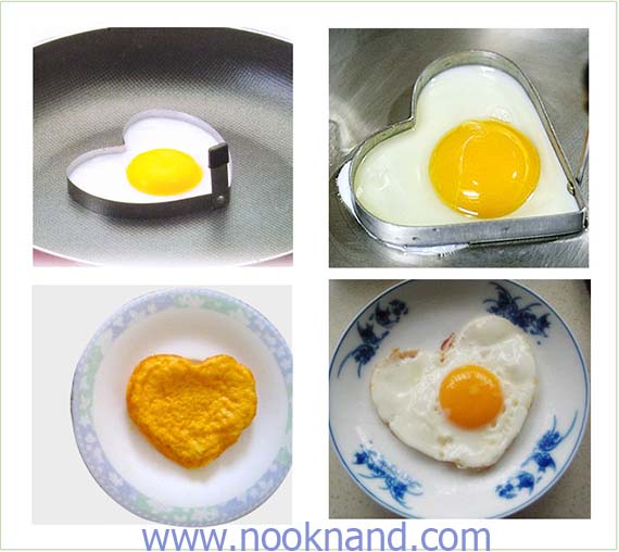 แม่พิมพ์ทอดไข่ดาวรูปหัวใจ