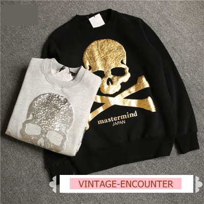 CREW NECK  /  SWEATSHIRT  MMJ  เสื้อสเวตเตอร์ เสื้อกันหนาวแขนยาวผู้หญิง เสื้อแขนยาว พิมพ์ลาย skull  ผู้หญิงแฟชั่น คอลเลคชั่น ออทั่ม วินเทอร์ สไตล์เกาหลี แฟชั่นญี่ปุ่น