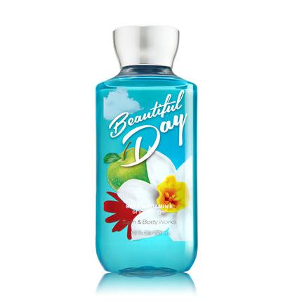 **พร้อมส่ง**Bath & Body Works Beautiful Day Shea & Vitamin E Shower Gel 295ml. เจลอาบน้ำกลิ่นหอมติดกายนานตลอดวัน กลิ่นนี้ให้กลิ่นหอมสดชื่นของแอปเปิ้ลผสมกับกลิ่นของดอกเดซี่ หอมน่ารักๆ กลิ่นคล้ายๆน้ำหอมของ DKNY แอปเปิ้ลเขียวเลยคะ