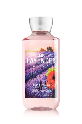 **พร้อมส่ง**Bath & Body Works French Lavender & Honey Shea & Vitamin E Shower Gel 295ml. เจลอาบน้ำกลิ่นหอมติดกายนานตลอดวัน กลิ่นหอมของดอกลาเวนเดอร์ฝรั่งเศส ผสมกับดอกลิลลี่และ musk หอมนุ่มนวลน่าหลงไหล