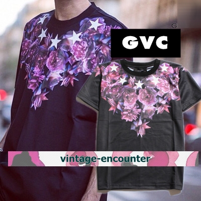 T-SHIRT  GVC  STAR/FLOWER  เสื้อยืด จีวองชี่ เสื้อแขนสั้นผู้หญิงแฟชั่น คอลเลคชั่น ออทั่ม วินเทอร์ สไตล์ยุโรปและอเมริกา