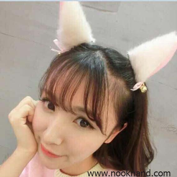 กิ๊ปหูแมวคิขุ (สีขาว)