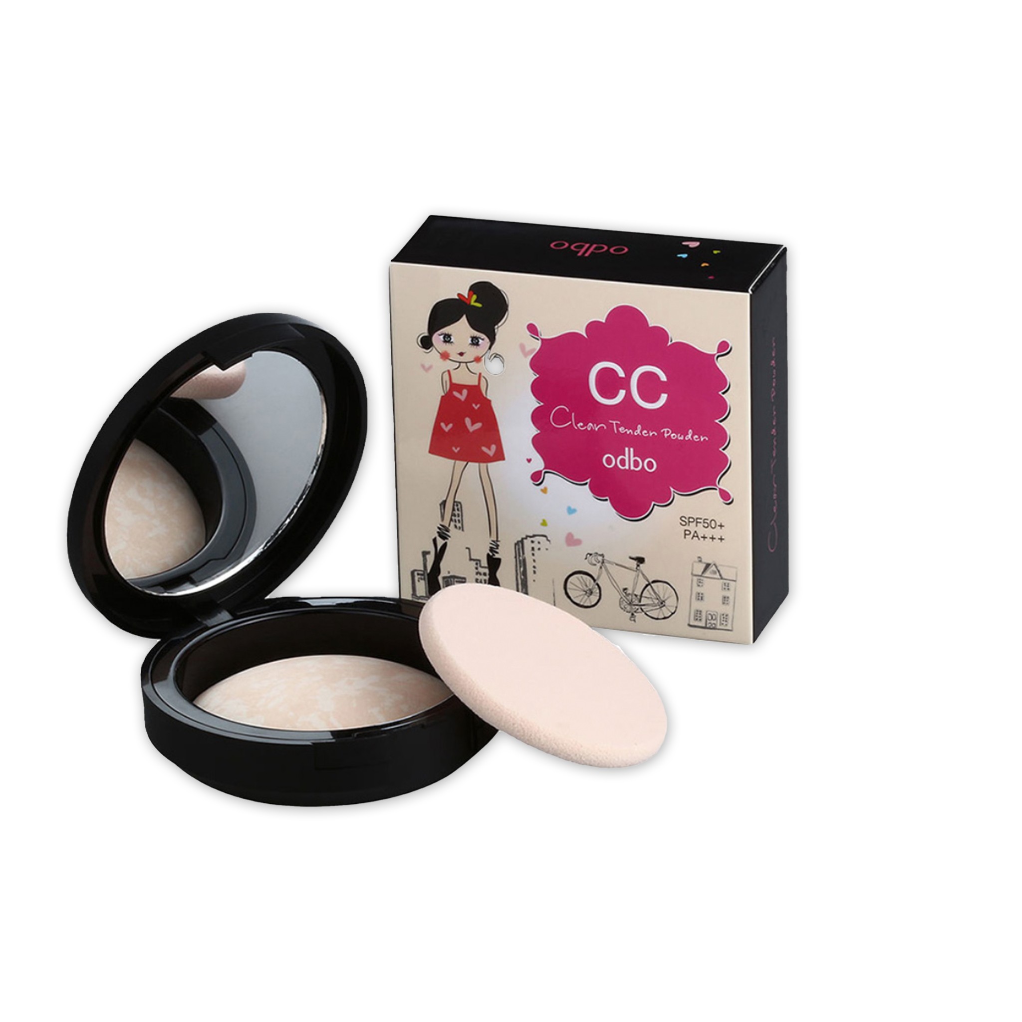 ODBO  CC Clear Tender Powder แป้งนวัตกรรมใหม่ปรับผิวให้สว่าง ประกายวิ้งๆๆๆๆ ทำให้ผิวหน้าสวยใส เป็นธรรมชาติ