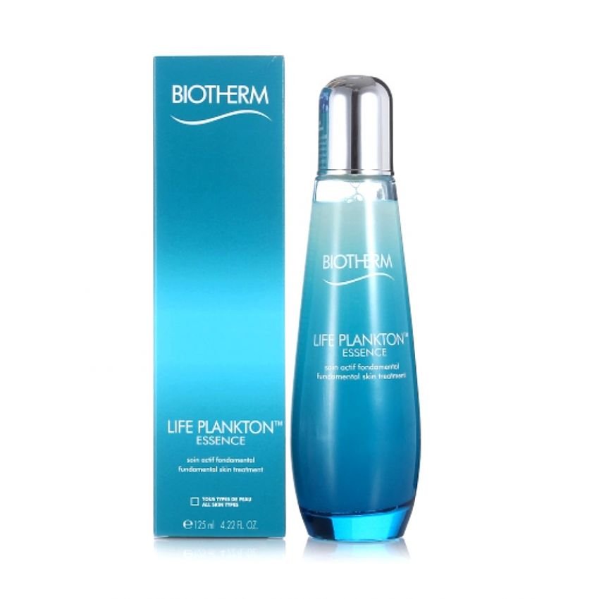 BIOTHERM Life Plankton Essence ขนาดปกติ 125ml. เอสเซนต์เข้มข้นเพื่อผิวอ่อนเยาว์ กระจ่างใส ผลิตภัณฑ์บำรุงผิวคุณภาพสูงจากฝรั่งเศส อุดมด้วยสารสกัดแพลงตอนสกัดบริสุทธิ์จากน้ำแร่ร้อนธรรมชาติถึง 5% เพื่อเปิดประตูผิวสู่ผิวอ่อนเยาว์ลงร่วม3 ปี ภายในเวลา