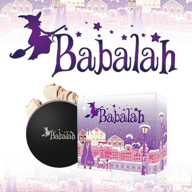 Babalah  Cake 2 Way 14g.แป้งพัฟหน้าเด็ก (ตลับจริง)  แป้งเค้กทูเวย์ กันเหงื่อ กันน้ำ บางเบา ปิดรอยได้เยี่ยม   