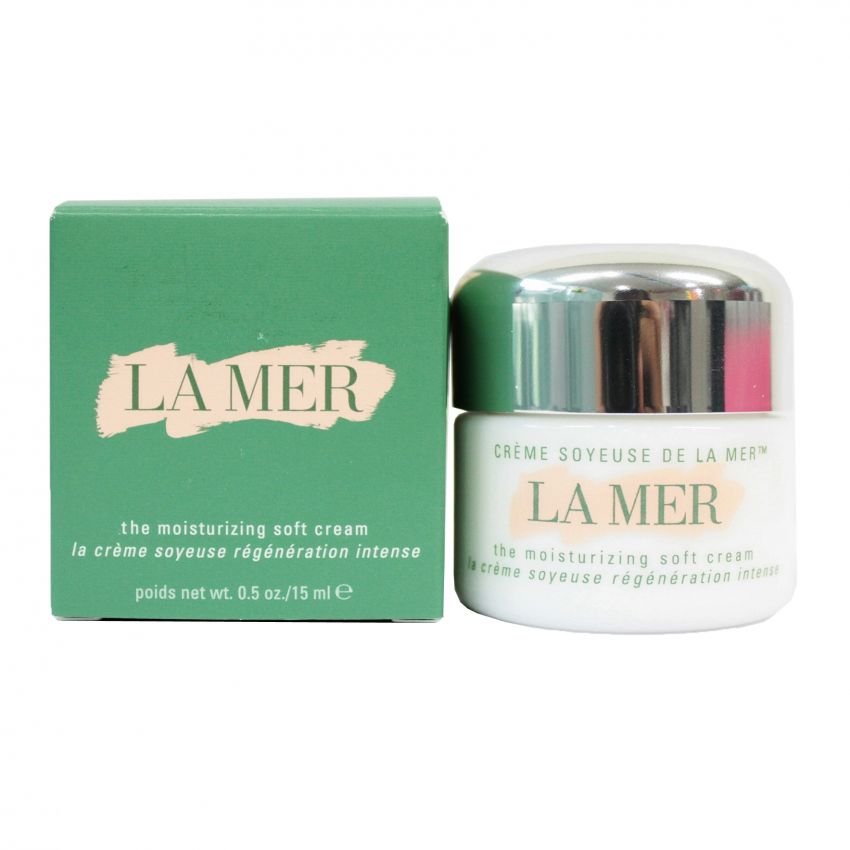 LA MER The Moisturizing Soft Cream ไซส์จริง 15 ml. มอยเจอร์ครีมลาแมร์เนื้อเจล เนื้อผลิตภัณฑ์เนียนนุ่มบางเบากว่า แต่มอบคุณค่าการฟื้นบำรุงผิวเฉกเช่นเดียวกันกับ Cr&#232;me de la Mer ผลิตภัณฑ์อันเป็นตำนาน ช่วยมอบความชุ่มชื้นอย่างล้ำลึก ให้ผิวเ