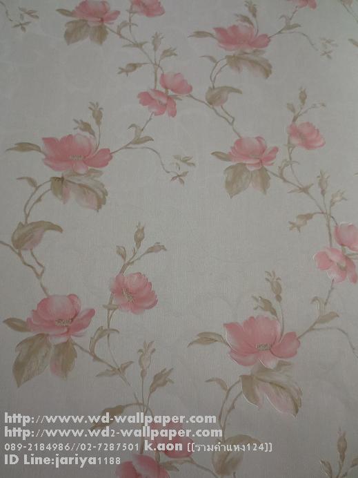 wd2 วอลเปเปอร์ลายวินเทจ-ดอกไม้-คลาสสิค