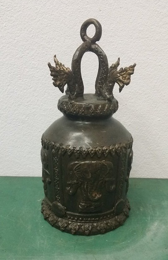 R025 ระฆัง ทองเหลืองโบราณ Antique Bronze Bell