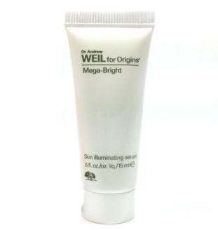 **พร้อมส่ง**ORIGINS Dr. Andrew Weil for Origins Mega Bright Skin Illuminating Serum ขนาดทดลอง 15ml. เซรั่มบำรุงเข้มข้นสูงตรงเข้าดูแลที่ต้นเหตุจุดด่างดำ และรับมือกับกระบวนการทำร้ายผิว เพื่อผิวดูกระจ่างใส เปล่งประกายอย่างแตกต่าง เห็นผลลัพธ์ผิวหมองคล้ำแลเลือ