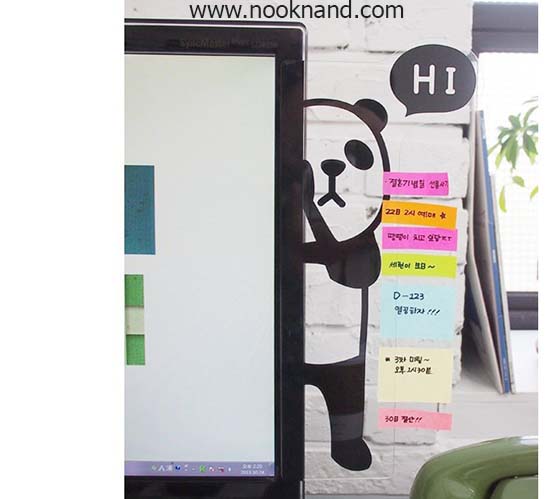 post it board แผ่นอคิลิคใสติดหน้าจอกันลืมงานหรือนัดสำคัญ