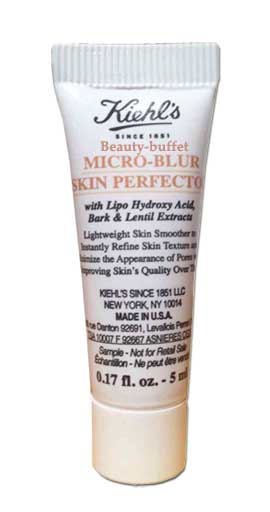 Kiehl's Micro Blur Skin Perfector ขนาดทดลอง 5ml. อีมัลชั่นเนื้อบางเบาที่ปราศจากส่วนผสมของซิลิโคน เบลอทุกจุดบกพร่องเพื่อผิวเรียบเนียนที่คุณสัมผัสได้!! ผลิตภัณฑ์ขายดีที่ได้รับความนิยมจาก Beauty Blogger ทั่วโลก