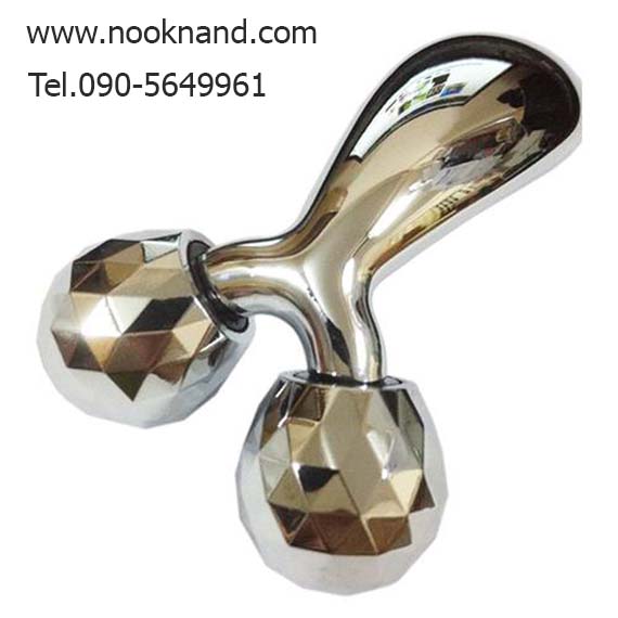 (ไซด์กลาง)ลูกกลิ้งลดเซลลูไลท์และลิฟติ้งได้ทั้งหน้าและตัว3G goden platinum roller  face massage 