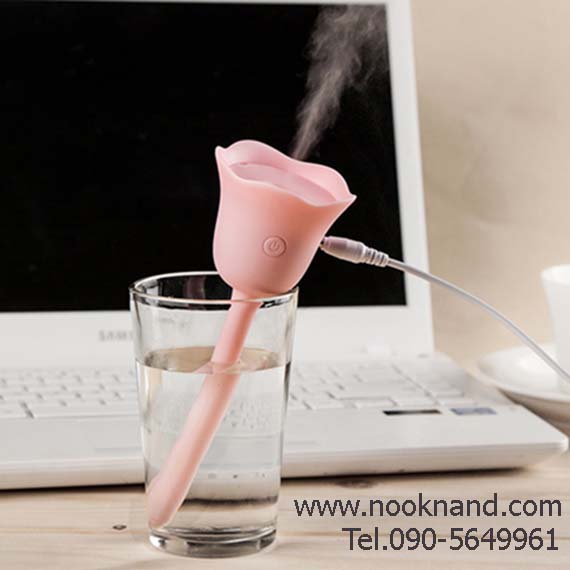 USB Tulip  Ultrasonic Humidifier Desktop flower stalk designer moisture device